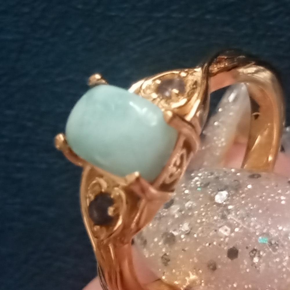 OINE DAY🎁LARIMER STONE RING NEW - Picture 4 of 4